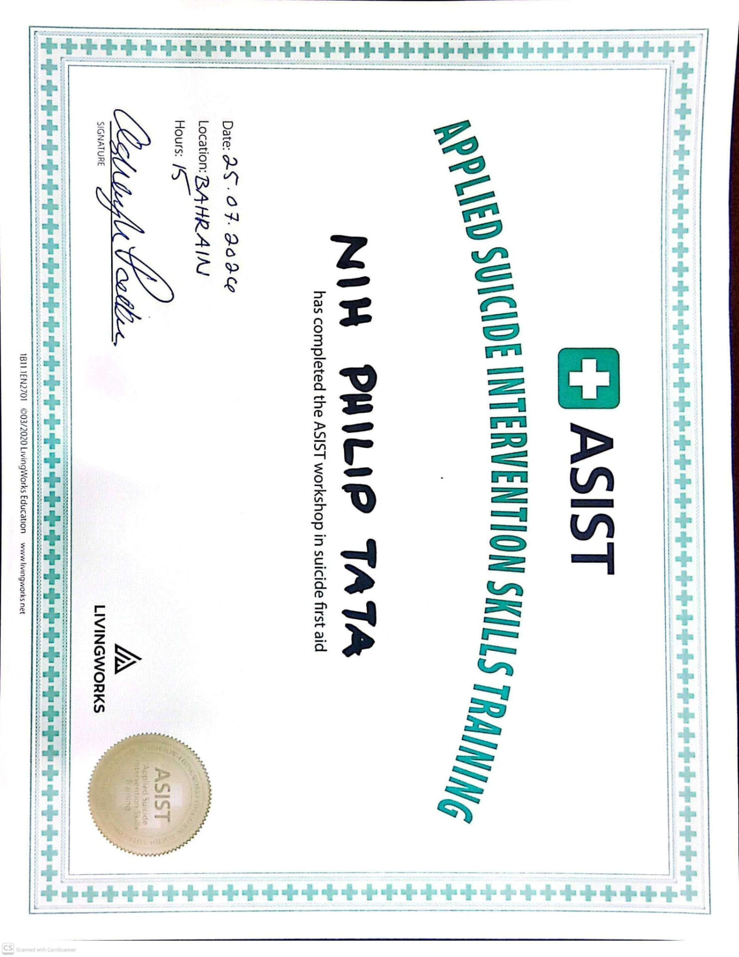 ASIST — Applied Suicide Intervention Skills Training photo 20